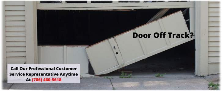 Garage Door Off Track in Miami Beach, FL